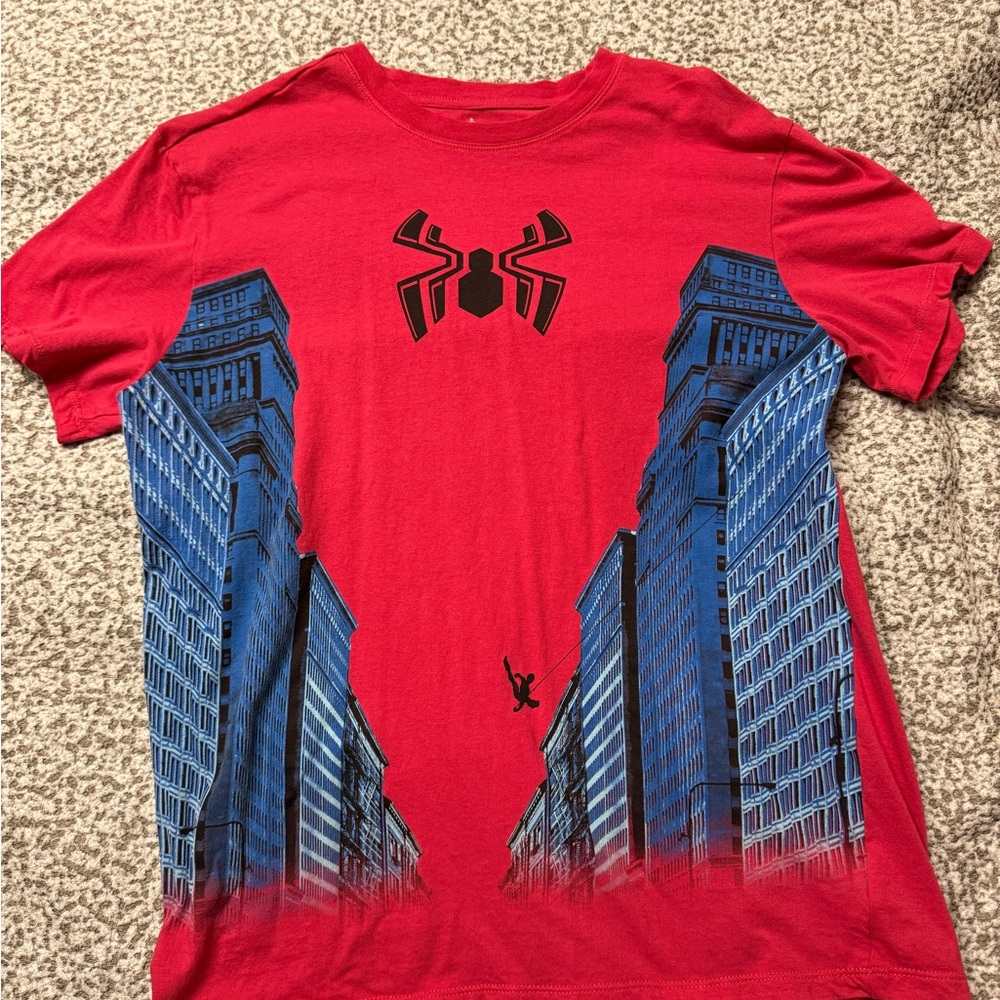 Disney Red and Black Short Sleeve Tee
